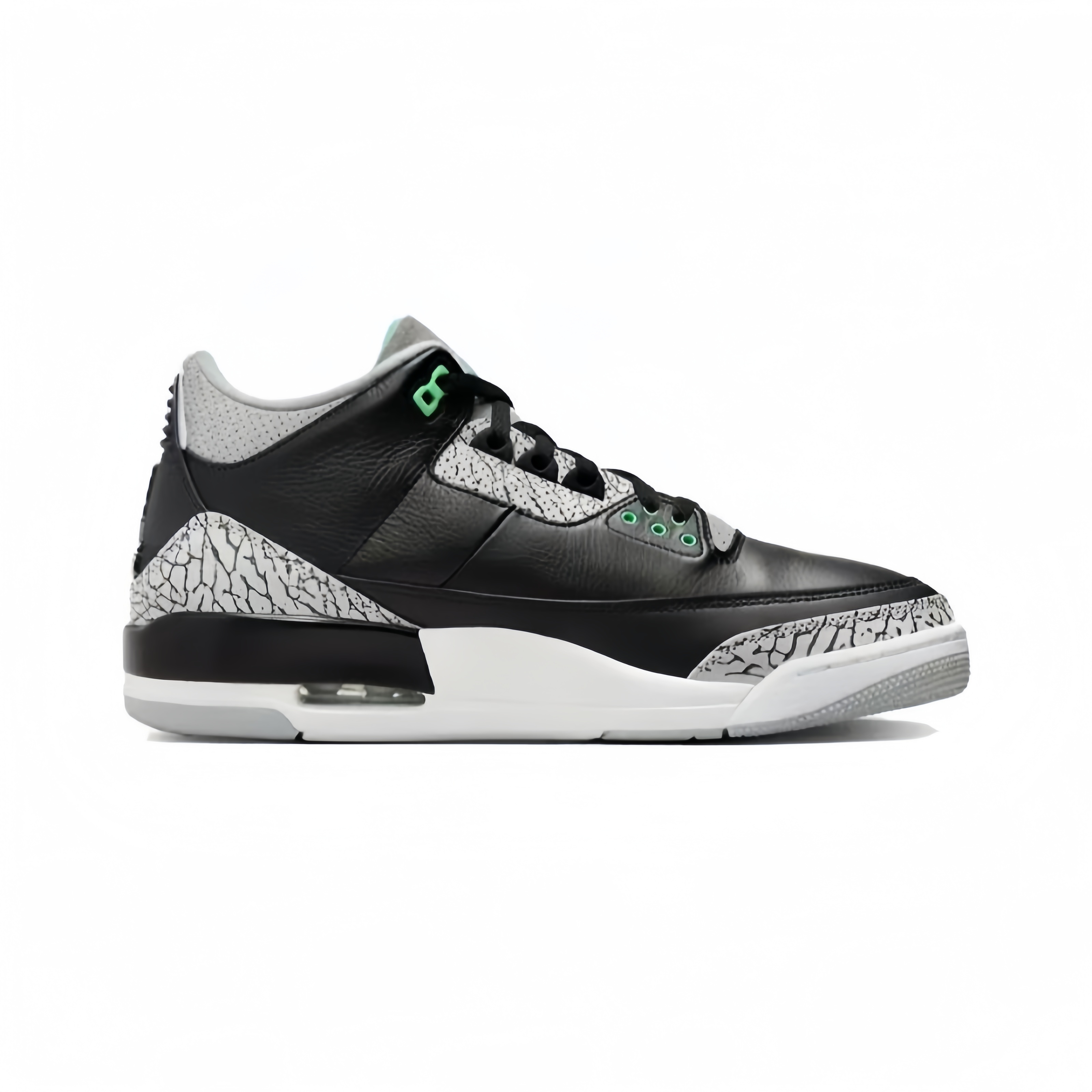 NIKE Air Jordan 3 Retro Green Glow for Men and Women EU39-47