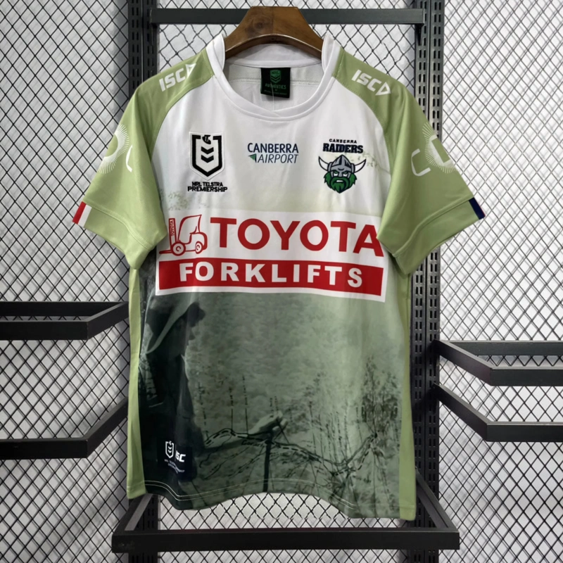 2025 Canberra Raiders Home Rugby Jersey