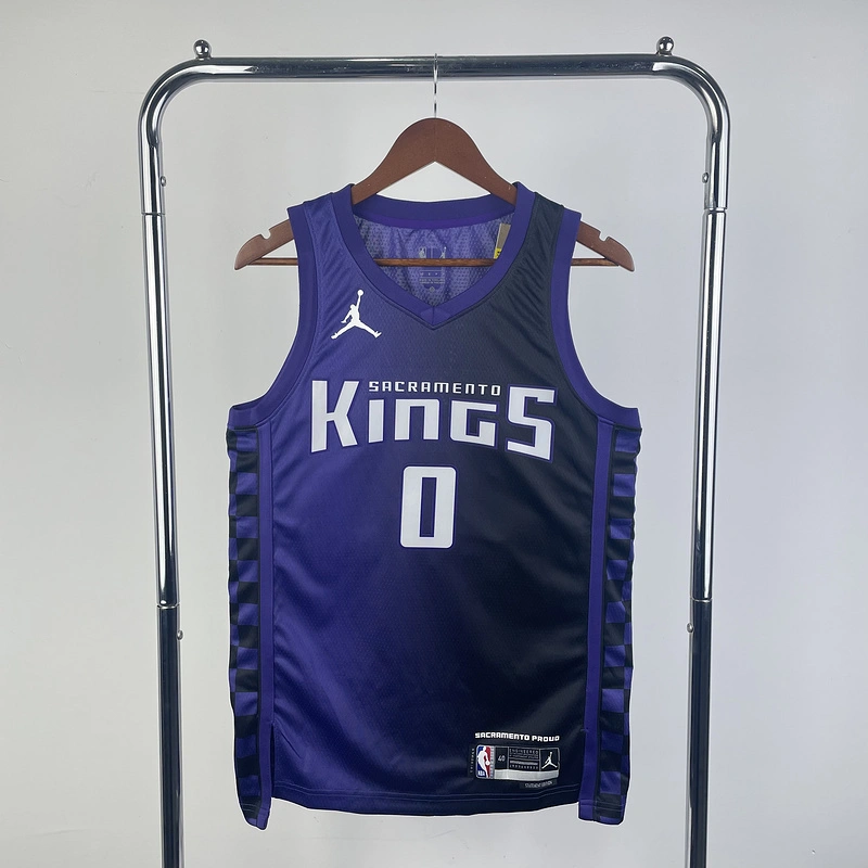 2024 NBA Sacramento Kings 0 Monks Basketball Jersey