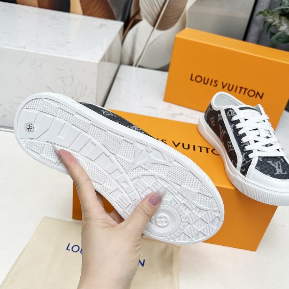 Louis Vuitton Lv Lagoon Sneaker Denim Gris 1Agygk