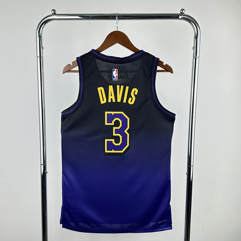 2025 NBA Lakers 3 DAVIS Basketball Jersey
