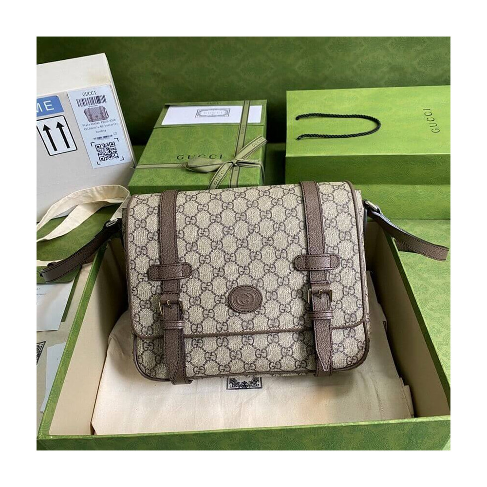 Gucci GG Messenger Bag in Brown