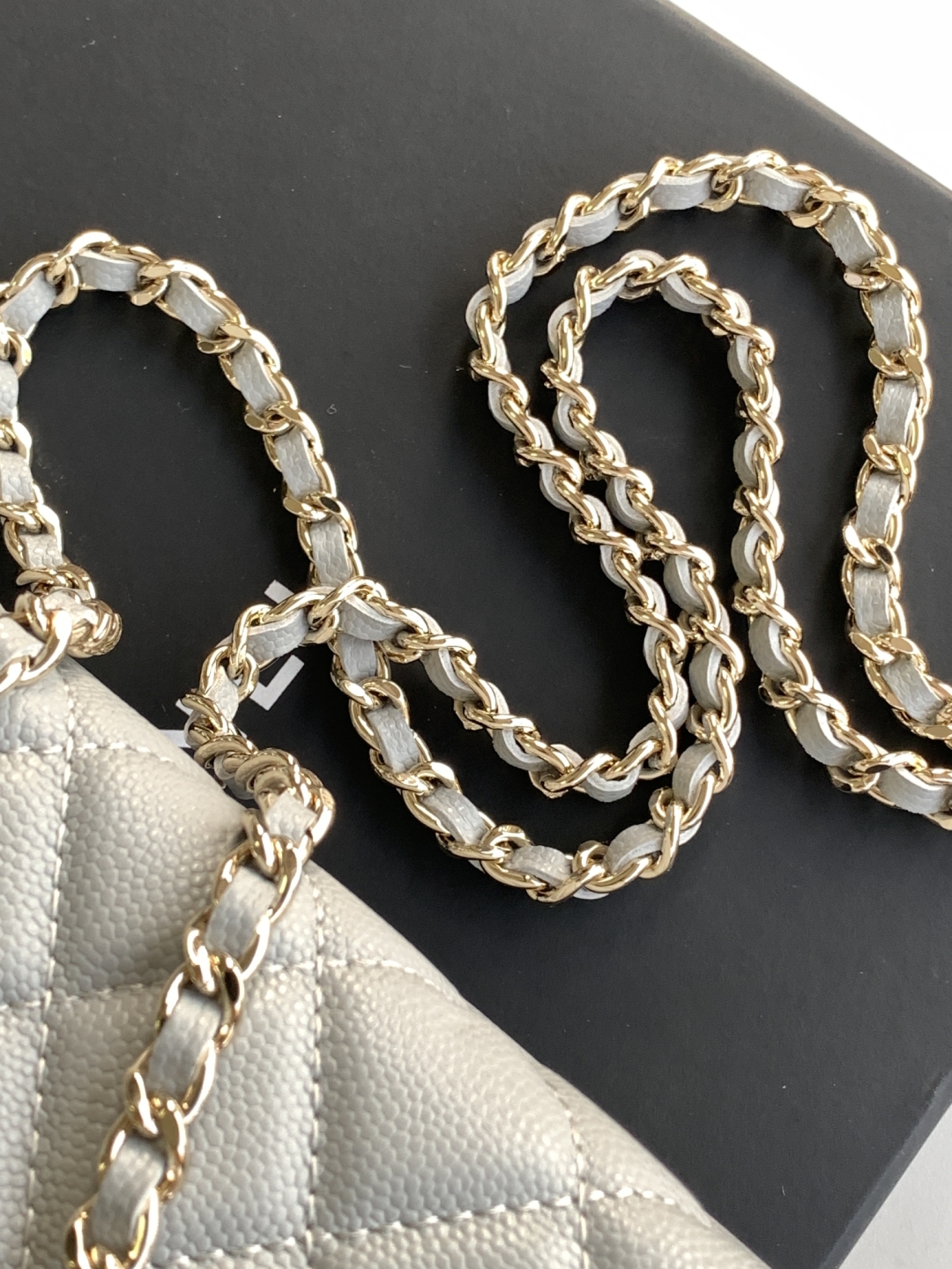 Chanel 25C Vanity Case Light Blue 20cm