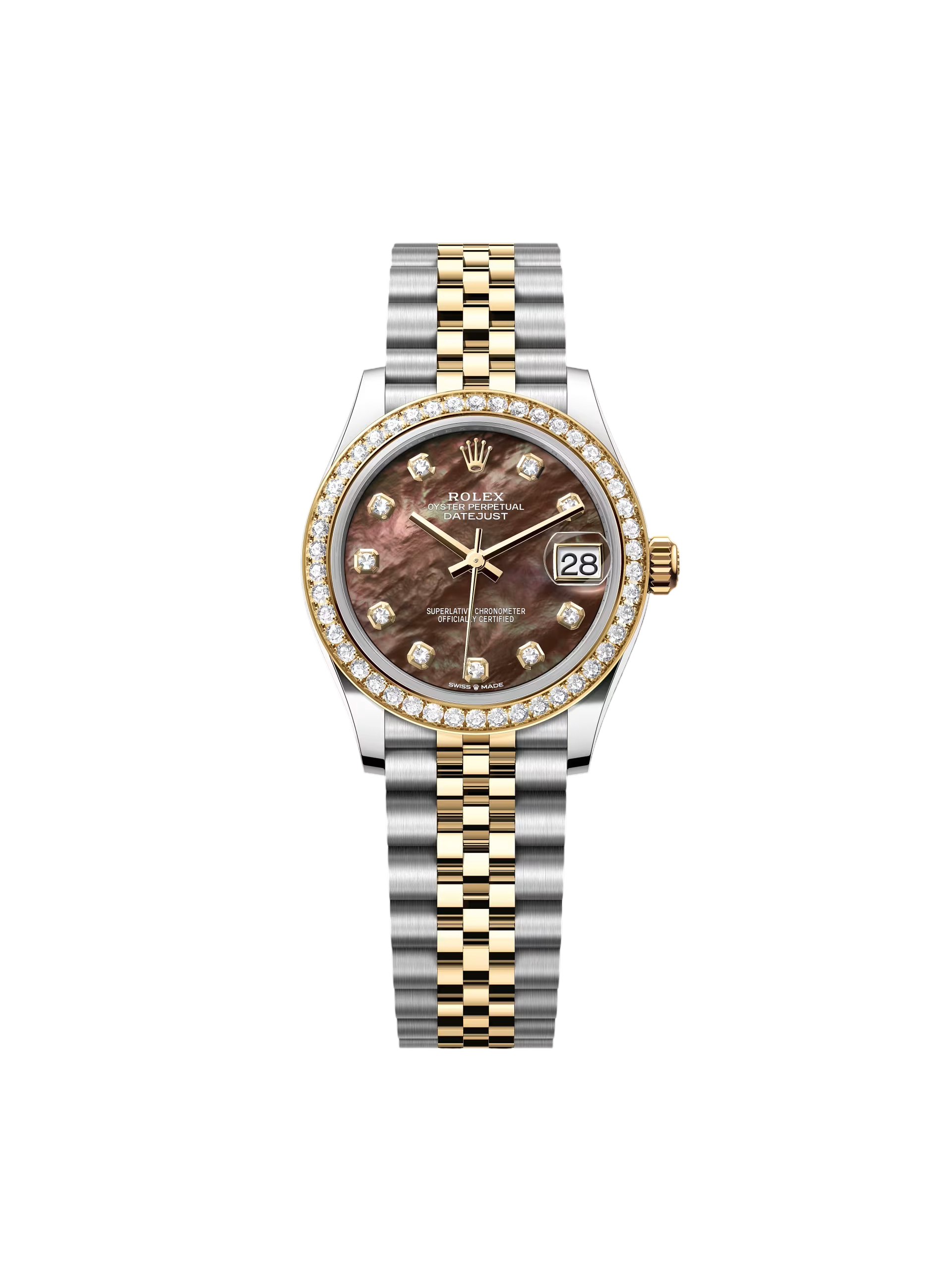 Rolex Datejust m278383-0023/0024 31mm Mother of Pearl Dial Oyster Bracelet