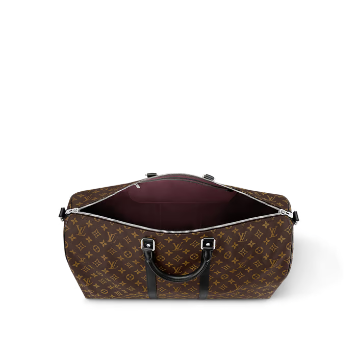 Louis Vuitton Keepall Bandouli Re 55 Monogram Macassar 55cm M56714
