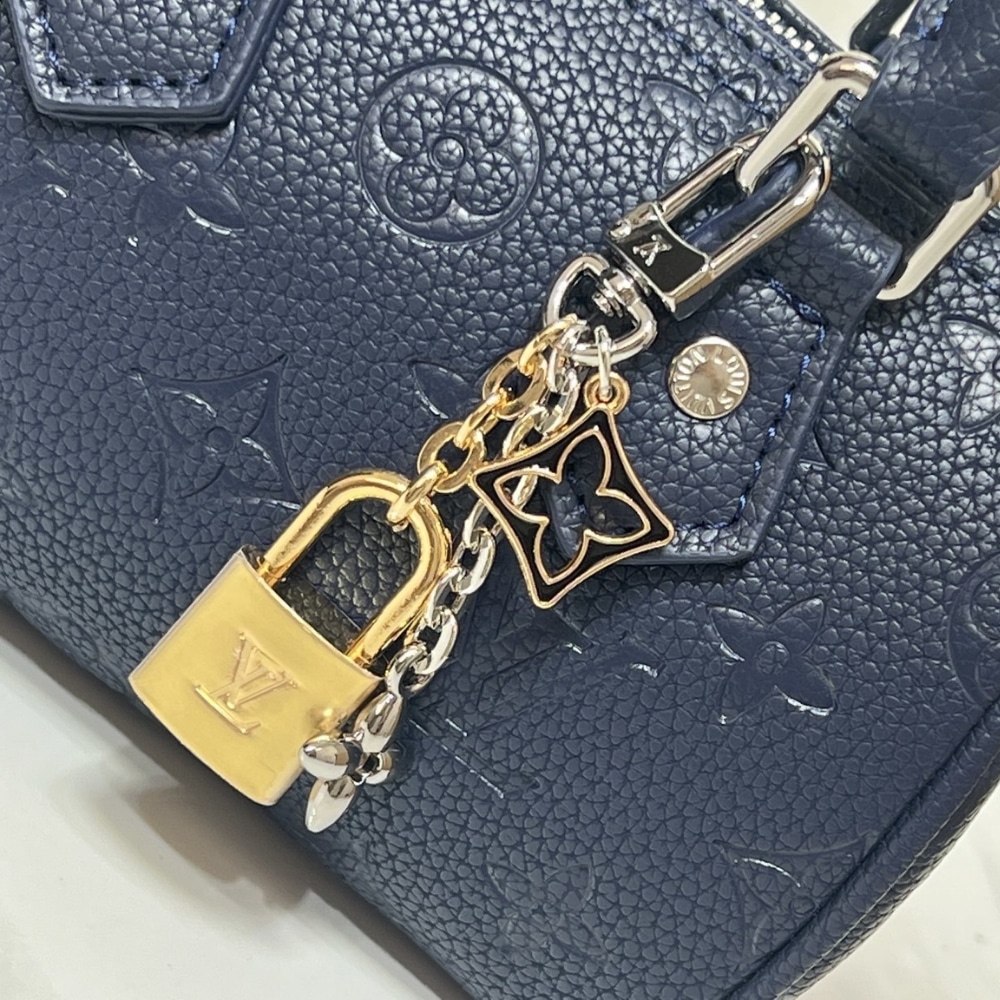 Louis Vuitton Nano Speedy Shimmery Ink 16Cm M26510