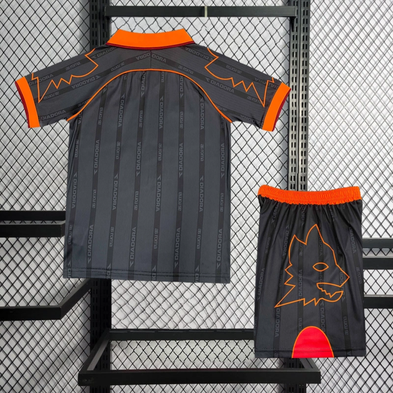 Retro kids 1999-00 KIDS AS Roma away football jersey retro