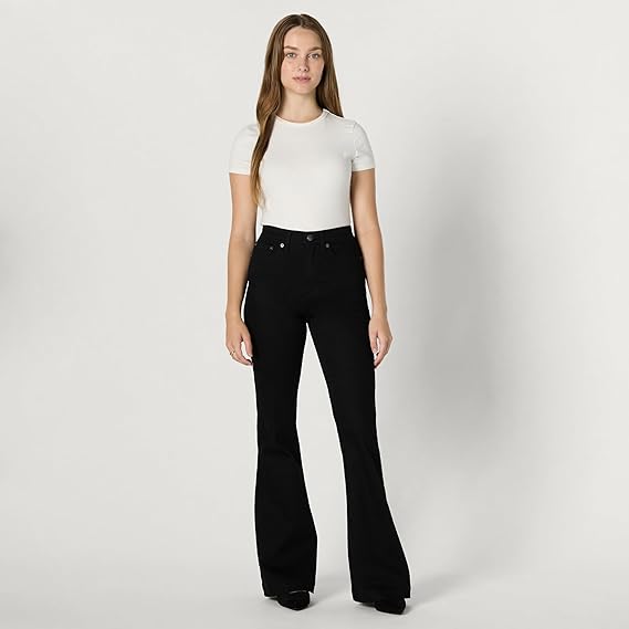 Women's High Stretch Flattering High-Rise Flare Jeans