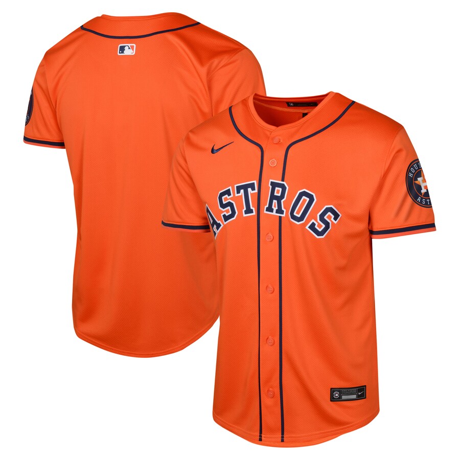 Houston Astros Youth Alternate Limited Jersey Orange