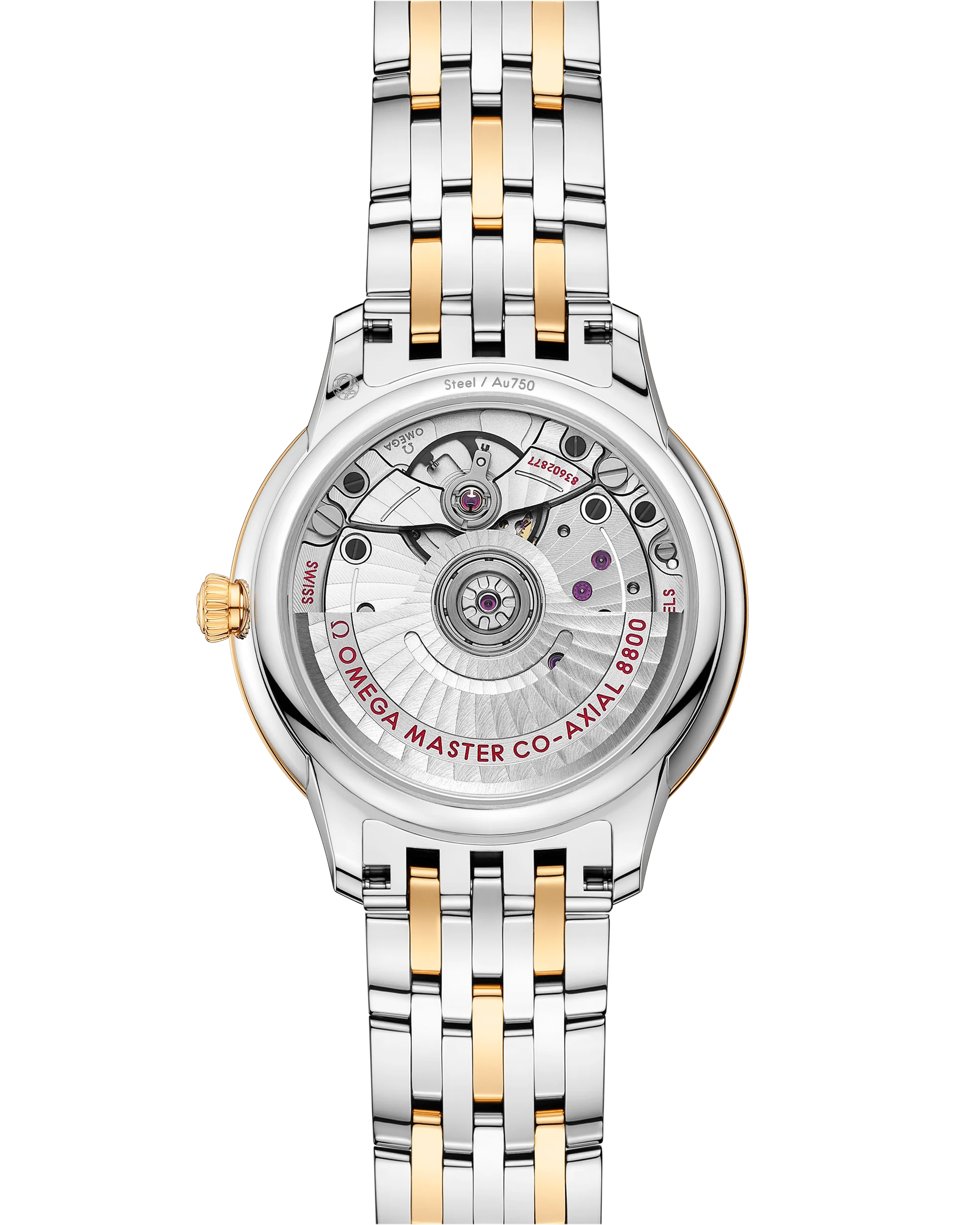 Omega De Ville Prestige, Stainless Steel, 18k Yellow Gold and Diamond-set, 34mm 434.25.34.20.55.002