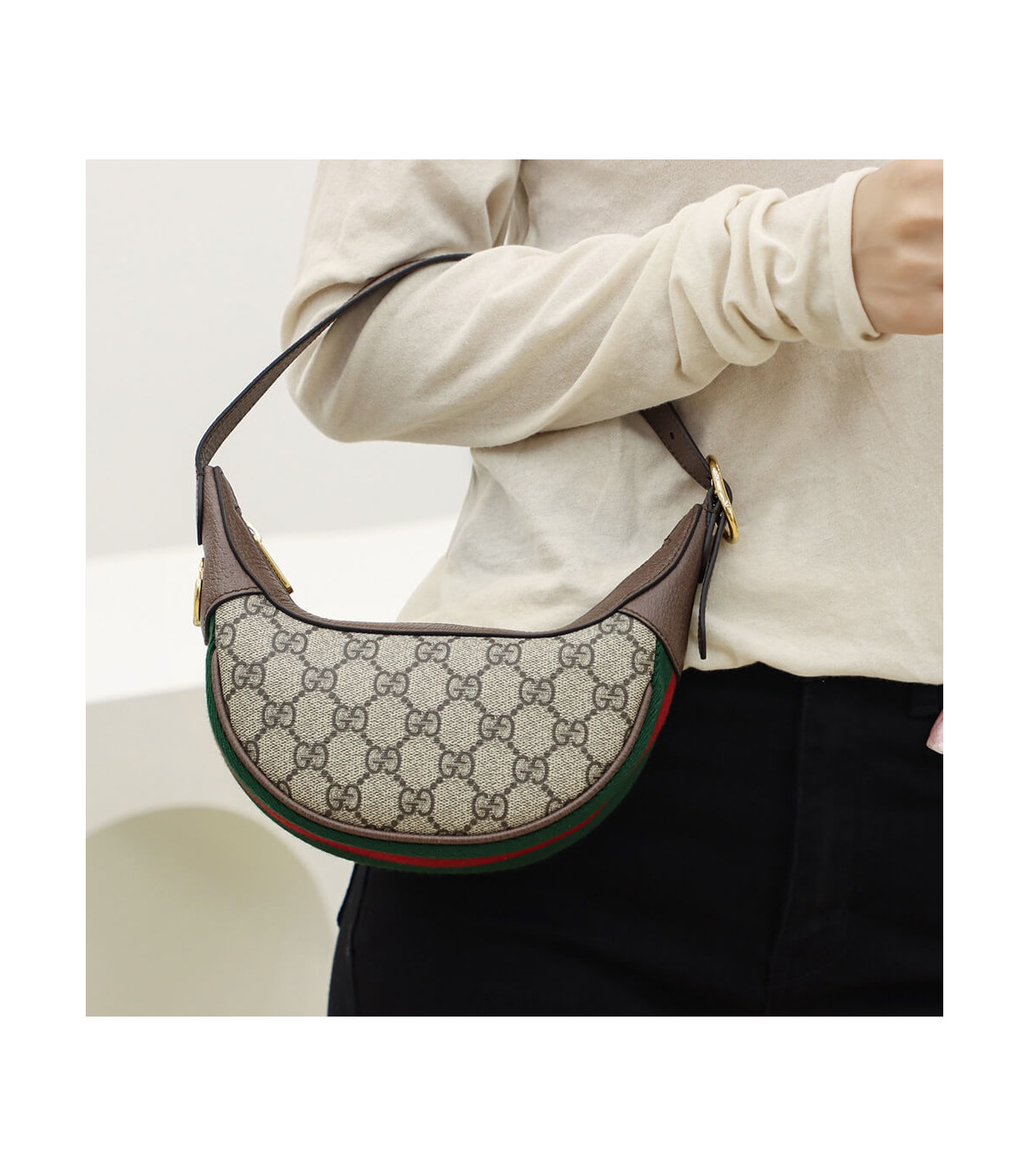 Gucci Ophidia GG Mini Bag Coffee