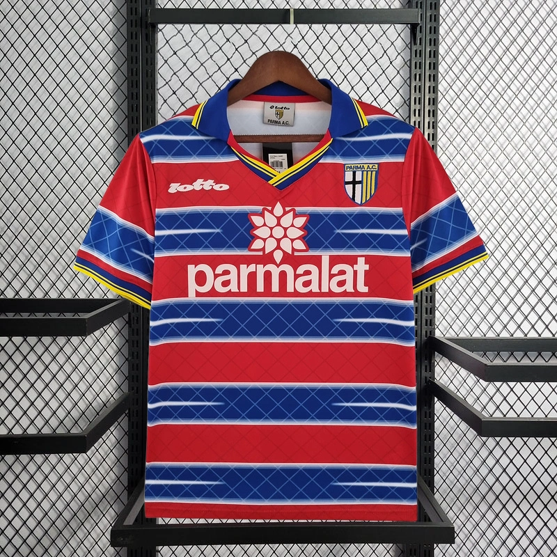 retro 1998-99 Parma Away football jersey retro