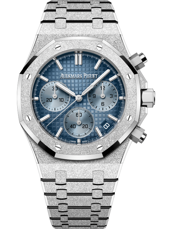 AUDEMARS PIGUET ROYAL OAK FROSTED CHRONOGRAPH Blue Dial 41mm