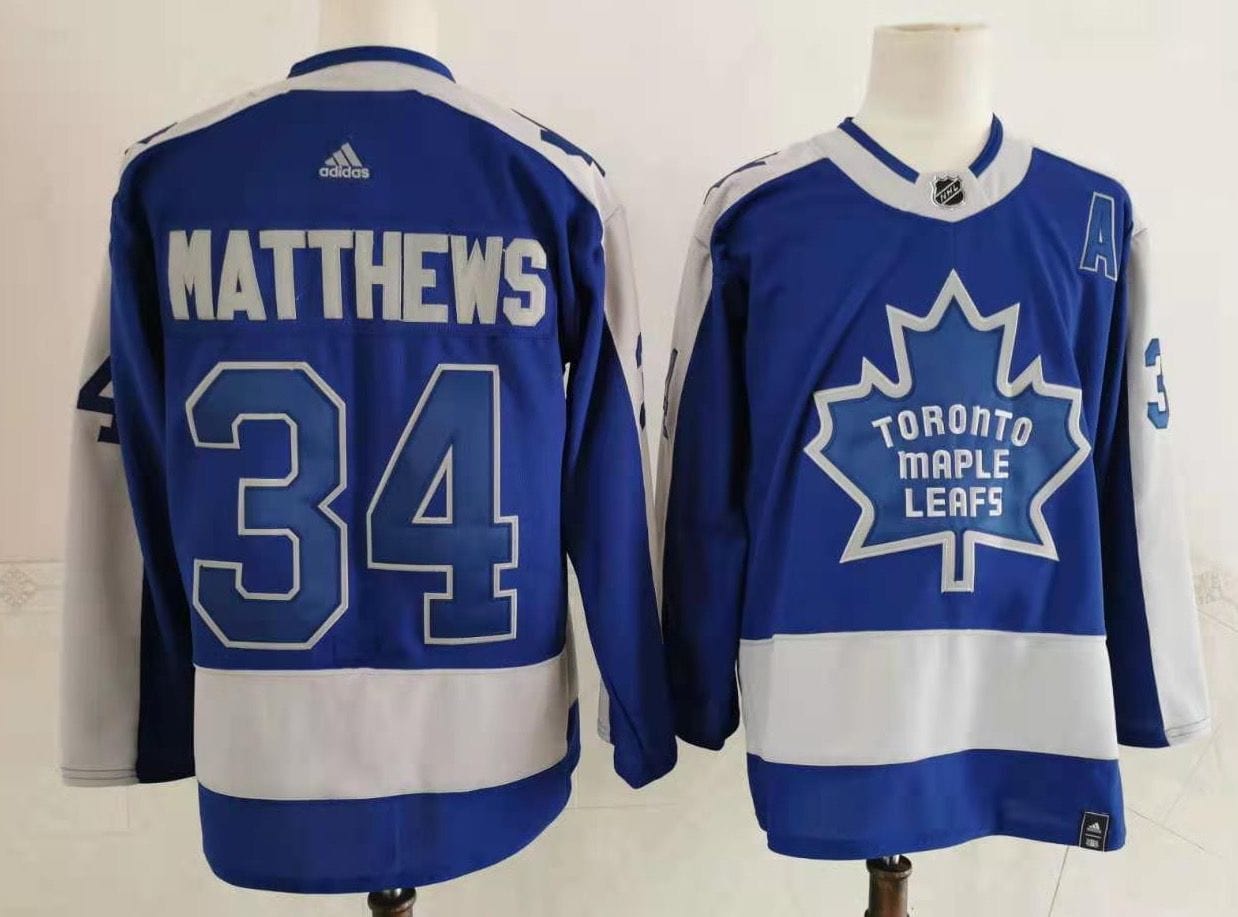 NHL Toronto Maple Leafs MATTHEWS  #  34 Jersey