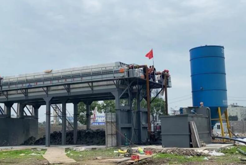 The 1000 square meter 2000 type filter press infrastructure shield tunnel slurry treatment project