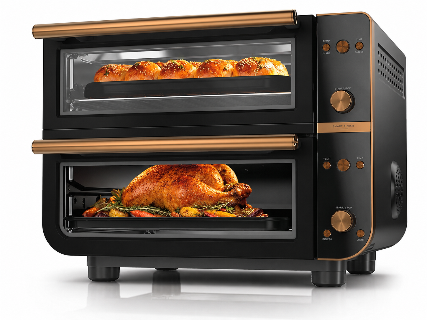 🔥Clearance Sale🔥Smart XL Double Countertop Oven & Air Fryer – Dual-Zone Cooking, 12-in-1 Functions