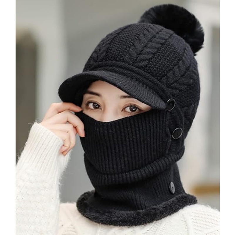 Women One Piece Slouchy Fleece Beanie Hats