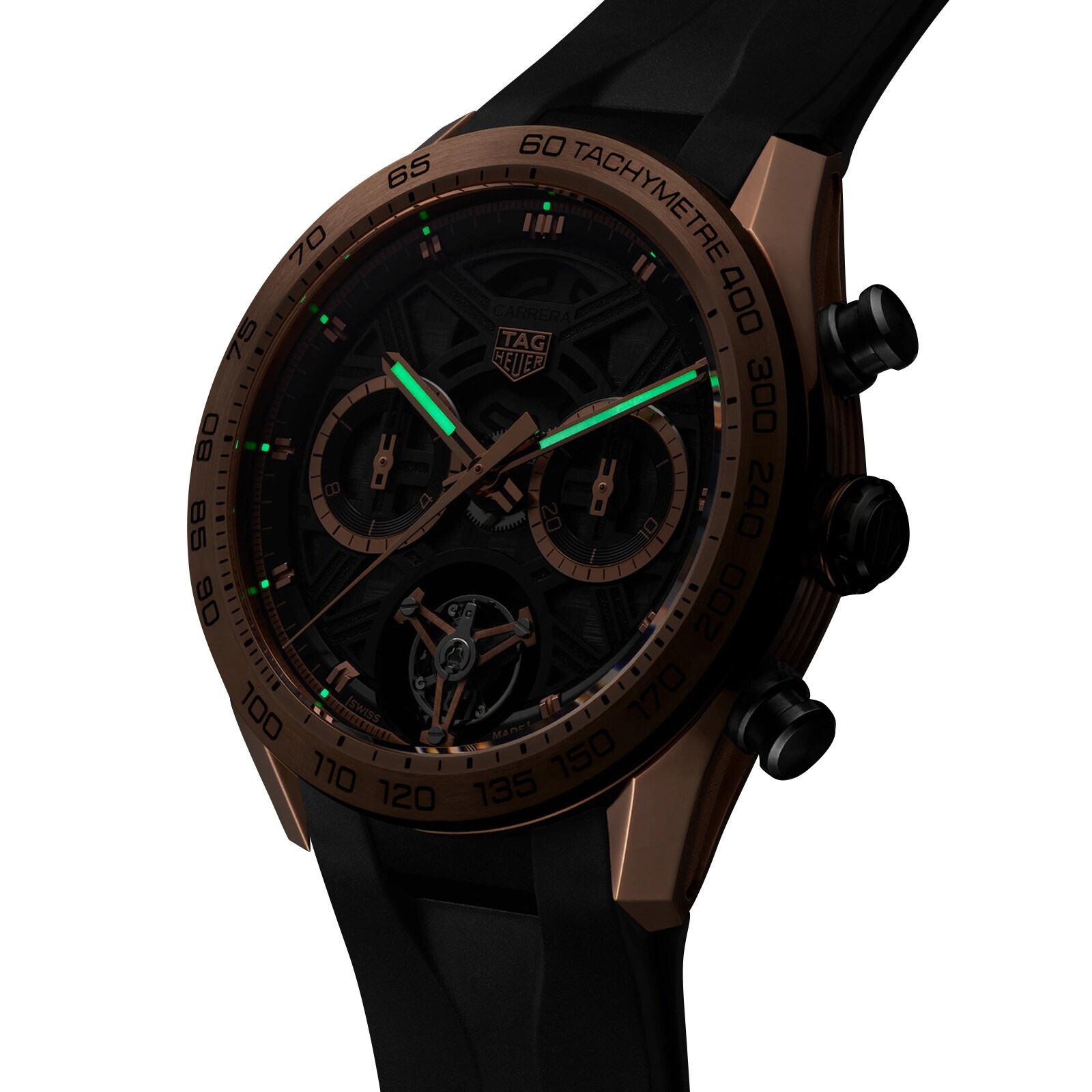 TAG Heuer Carerra Chronograph Tourbillon Extreme Sport 44mm Mens Watch Grey CBU5050.FT6273