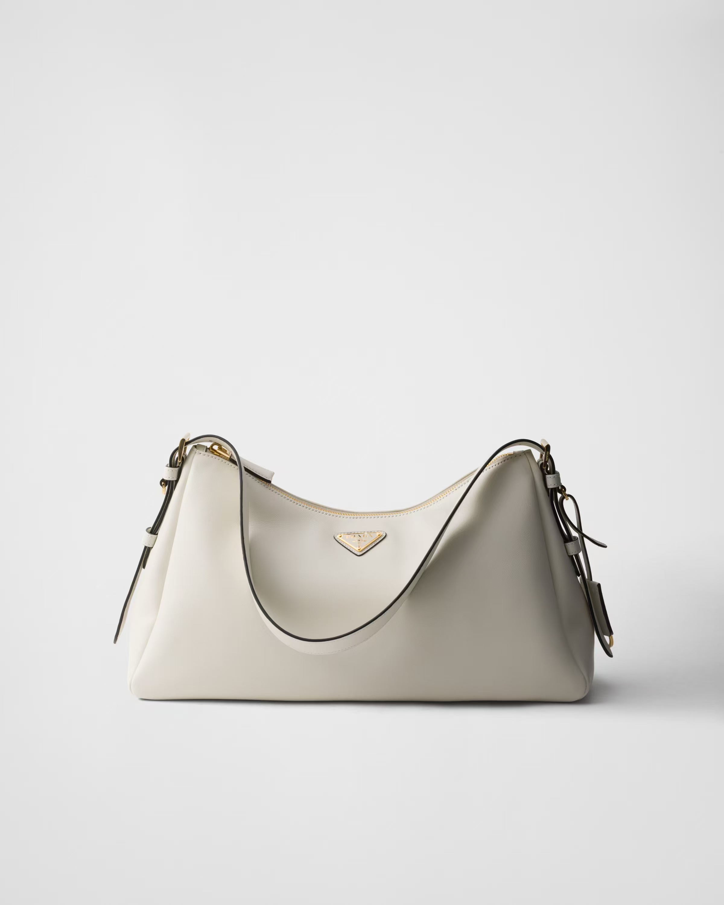 Prada Aimée large leather shoulder bag