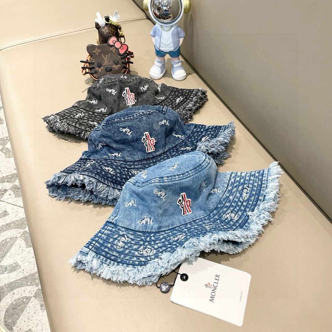 Moncler Denim Bucket Hat