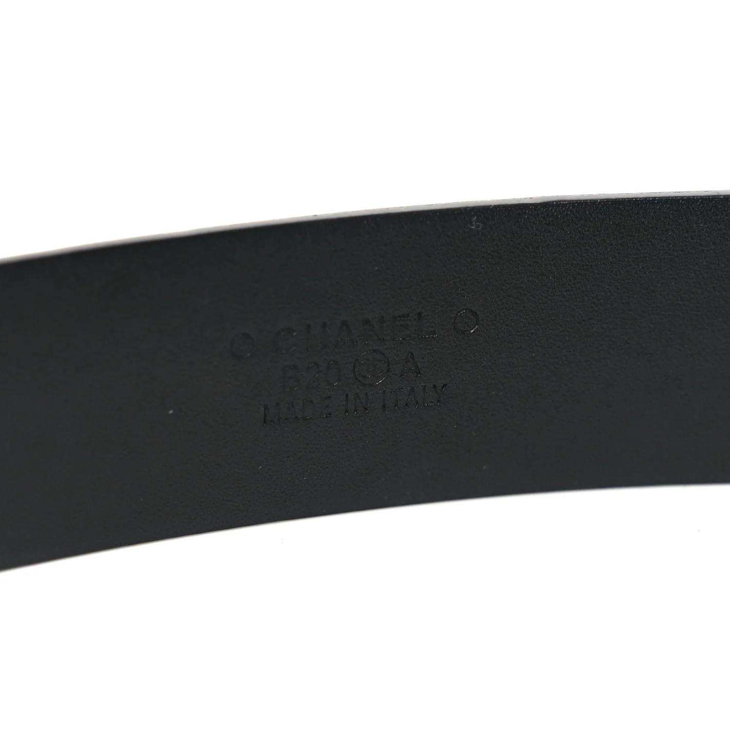 Calfskin Paris Button CC Belt 75 30 Black