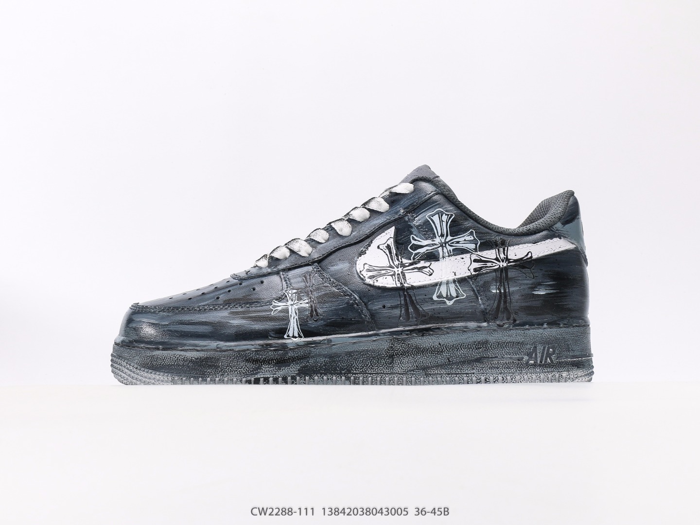 Nike Air Force 1 Low Chrome Hearts Cross Custom