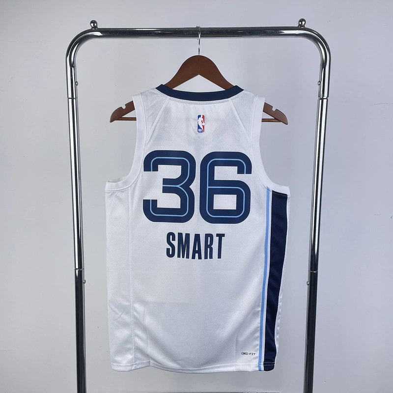 2023 NBA Memphis Grizzlies 36 SMART Basketball Jersey