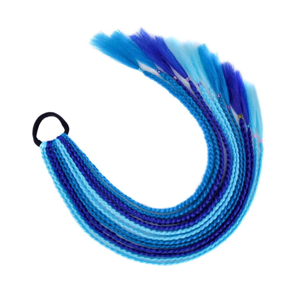 Colors horsetail hair ring small personality headwear