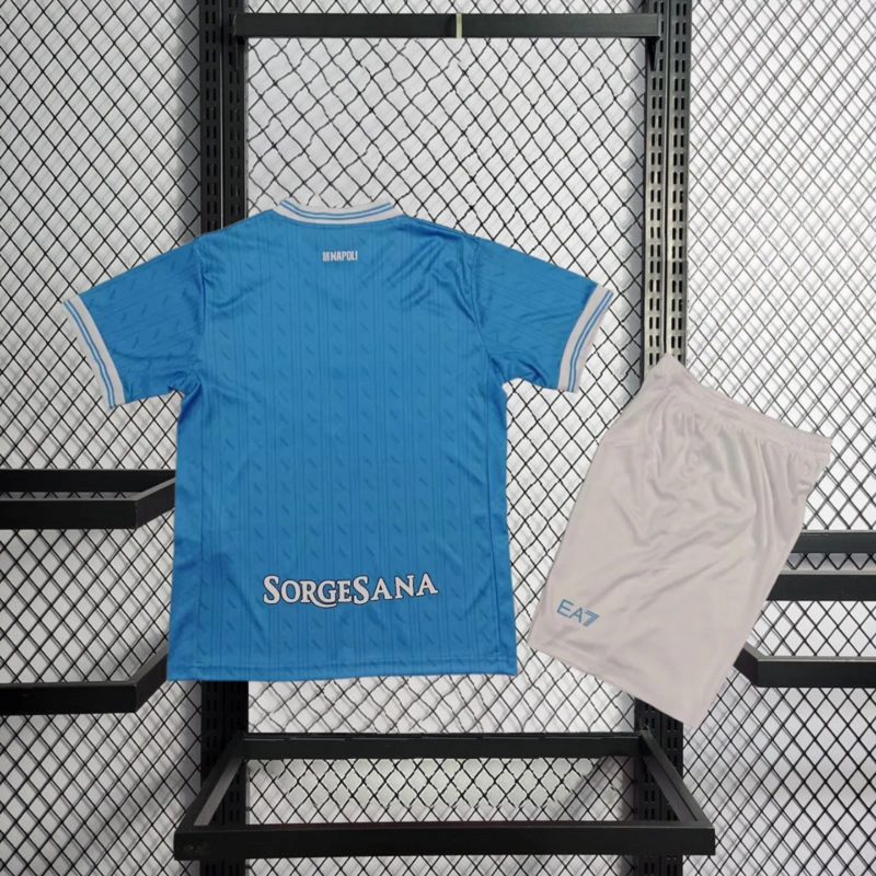 2025-26 Napoli Home kids Football jersey