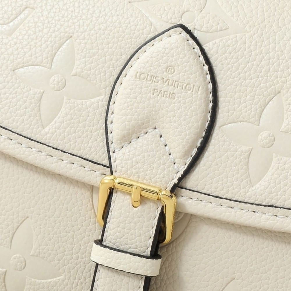 Louis Vuitton Diane Monogram Empreinte Leather White 24Cm M46388
