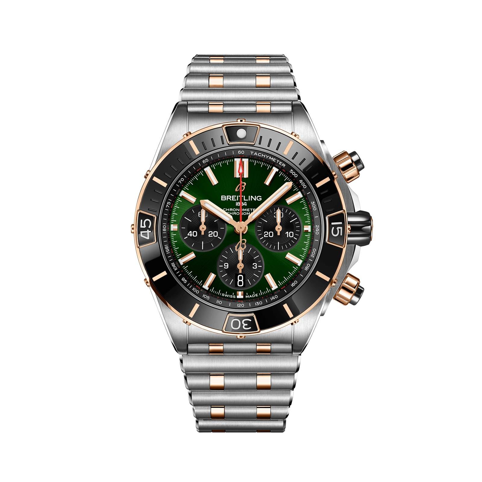 Breitling Super Chronomat B01 44 Stainless Steel & 18k Red Gold-P17532180