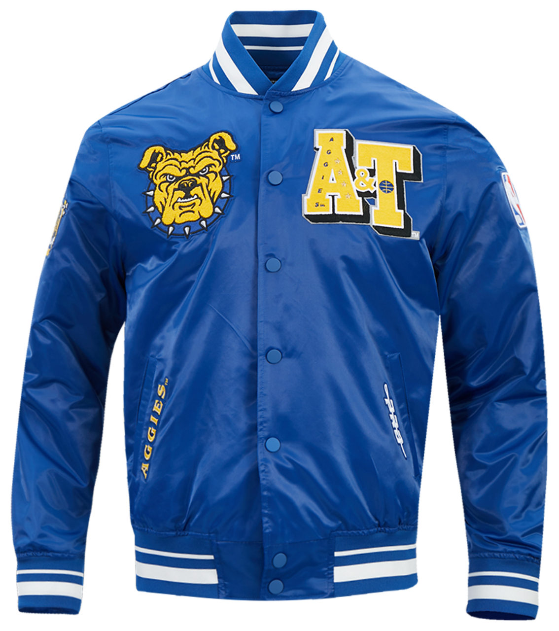 Pro Standard College HBCU Rib Satin Jacket