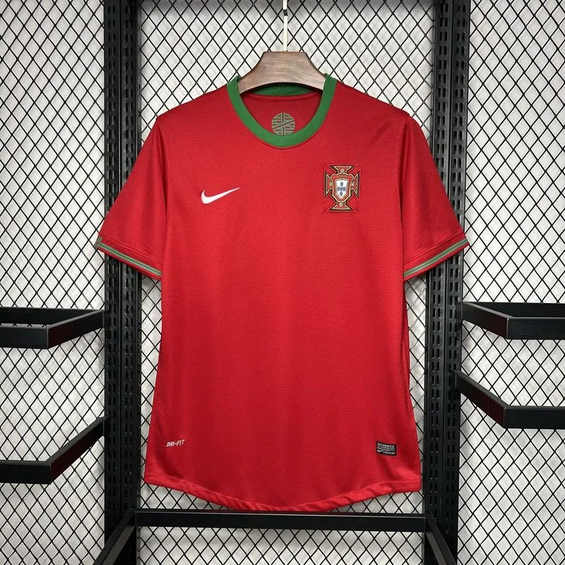 retro 2012 Portugal Home football jersey Fan version