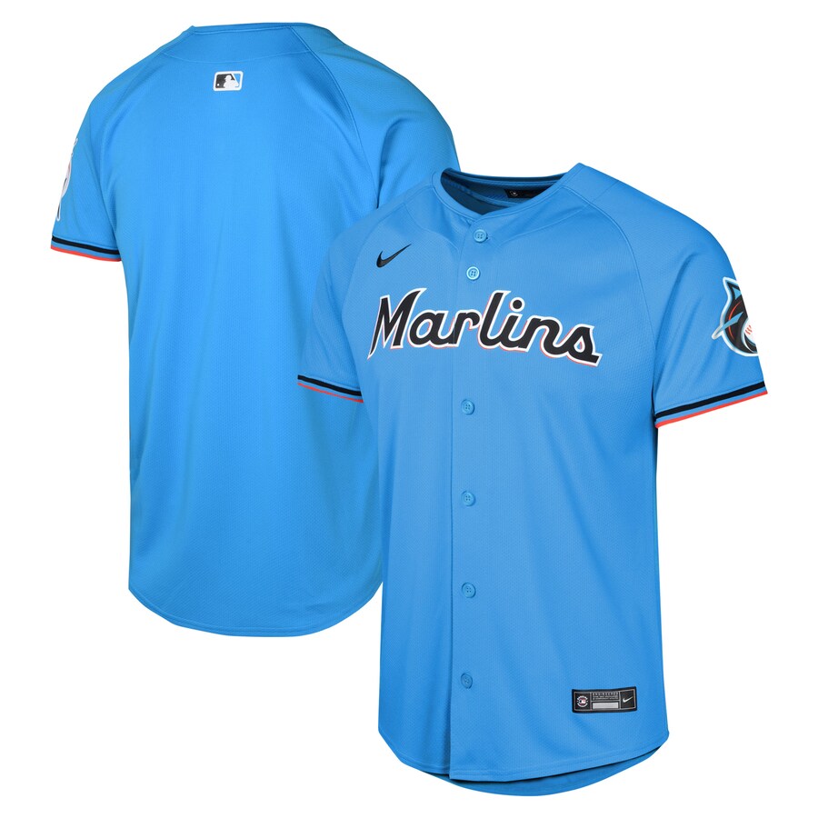 Miami Marlins Youth Alternate Limited Jersey Blue