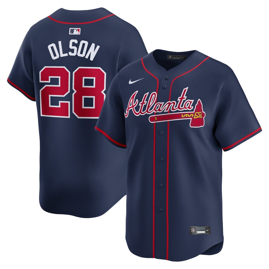 Matt Olson Atlanta Braves Alternate Limited Player Jersey  Navy