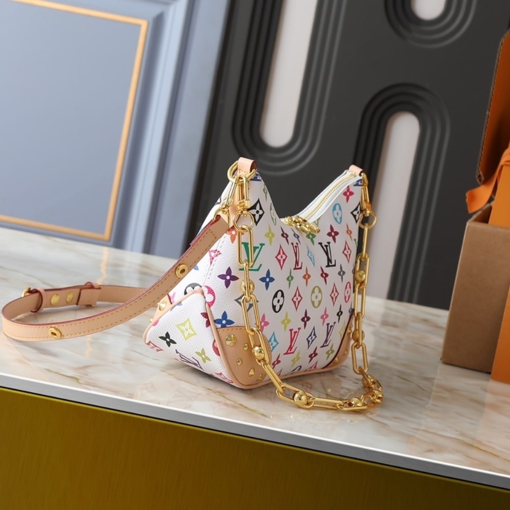 Louis Vuitton X Takashi Murakami Boulogne PM White 26m M27790