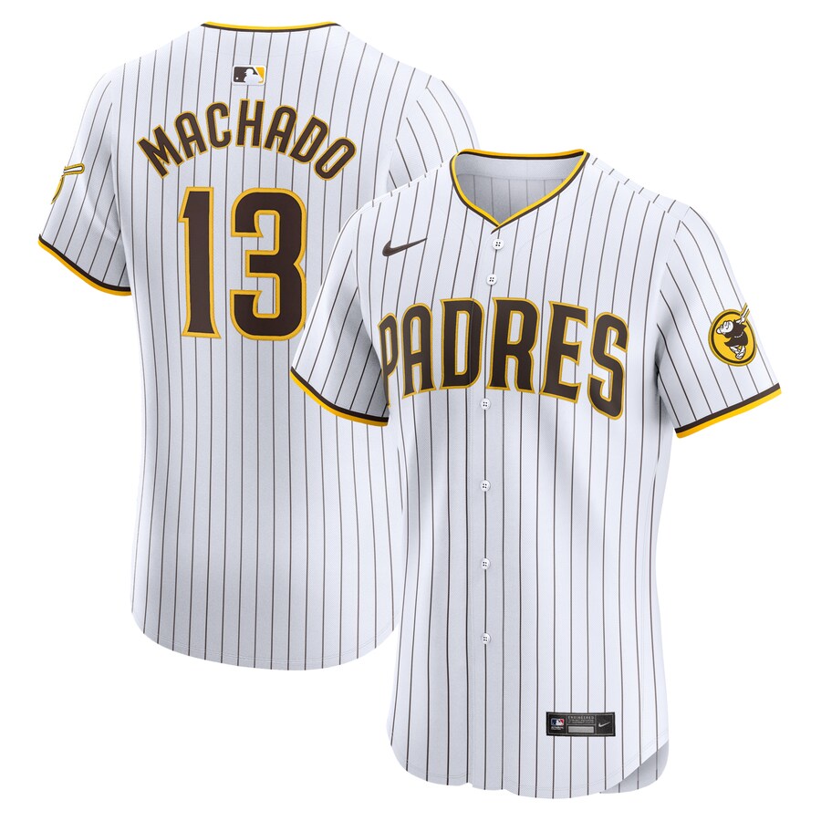 Manny Machado San Diego Padres Home Elite Jersey White