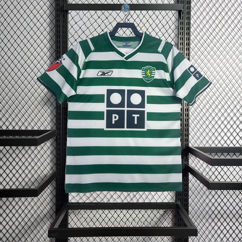 Retro 2001-03 Sporting Lisbon Home Football jersey Retro