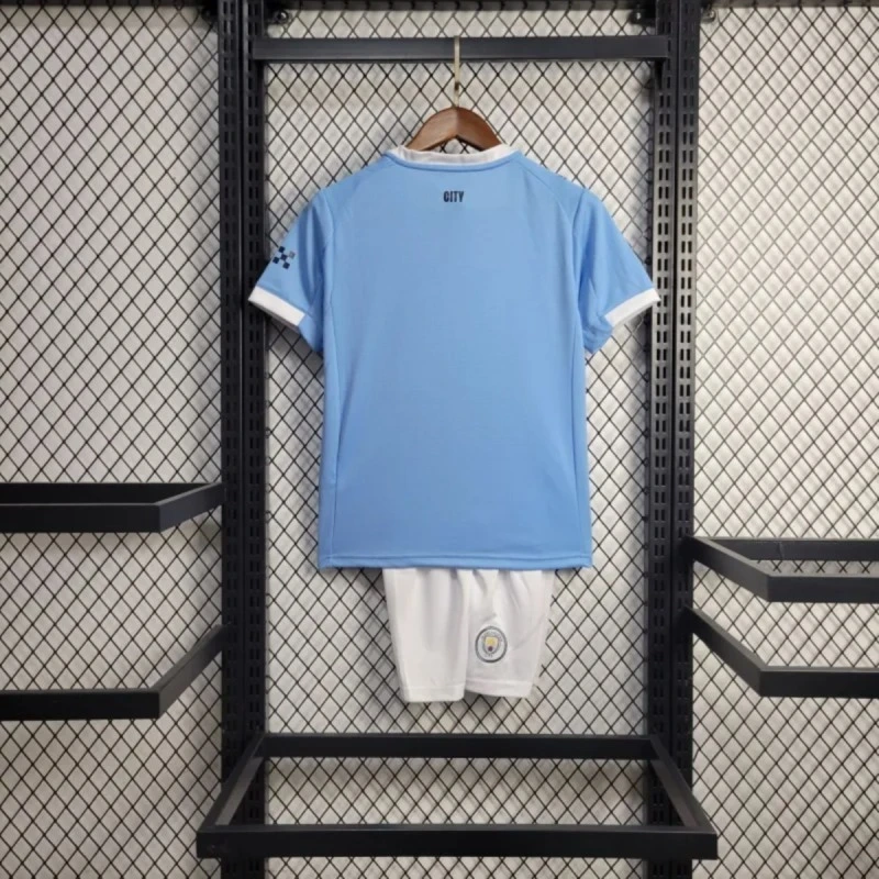 2025-26 Manchester City Home KIDS Football Jersey