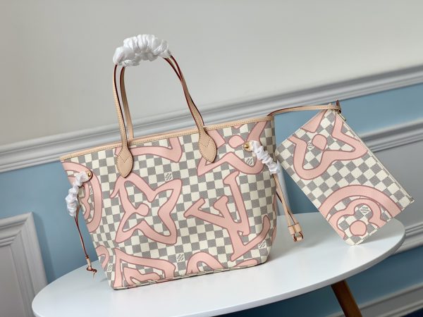 Louis Vuitton N41050 Damier Azur Tahitienne Neverfull MM