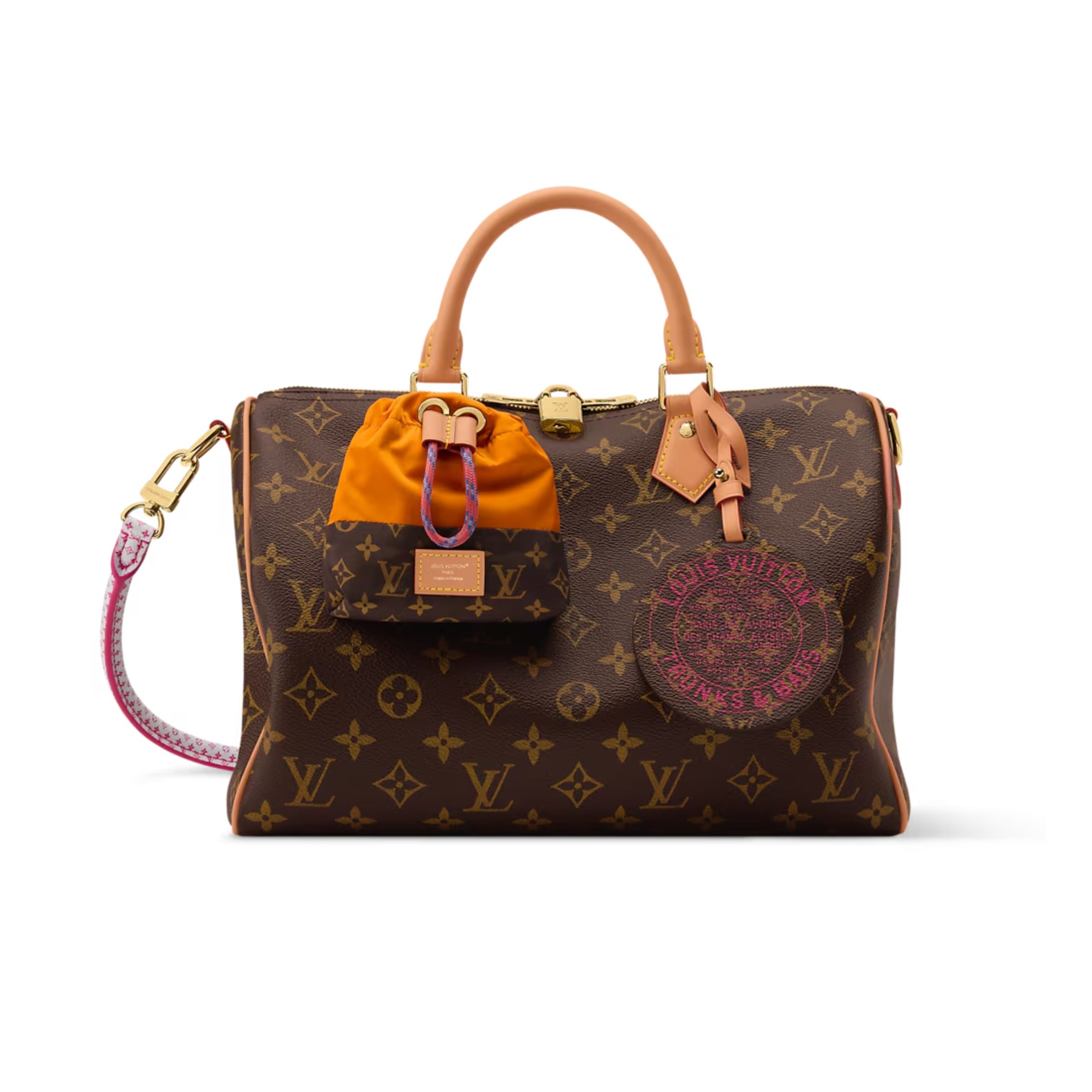 Louis Vuitton Speedy Soft 30 Bag Monogram Orange M27512