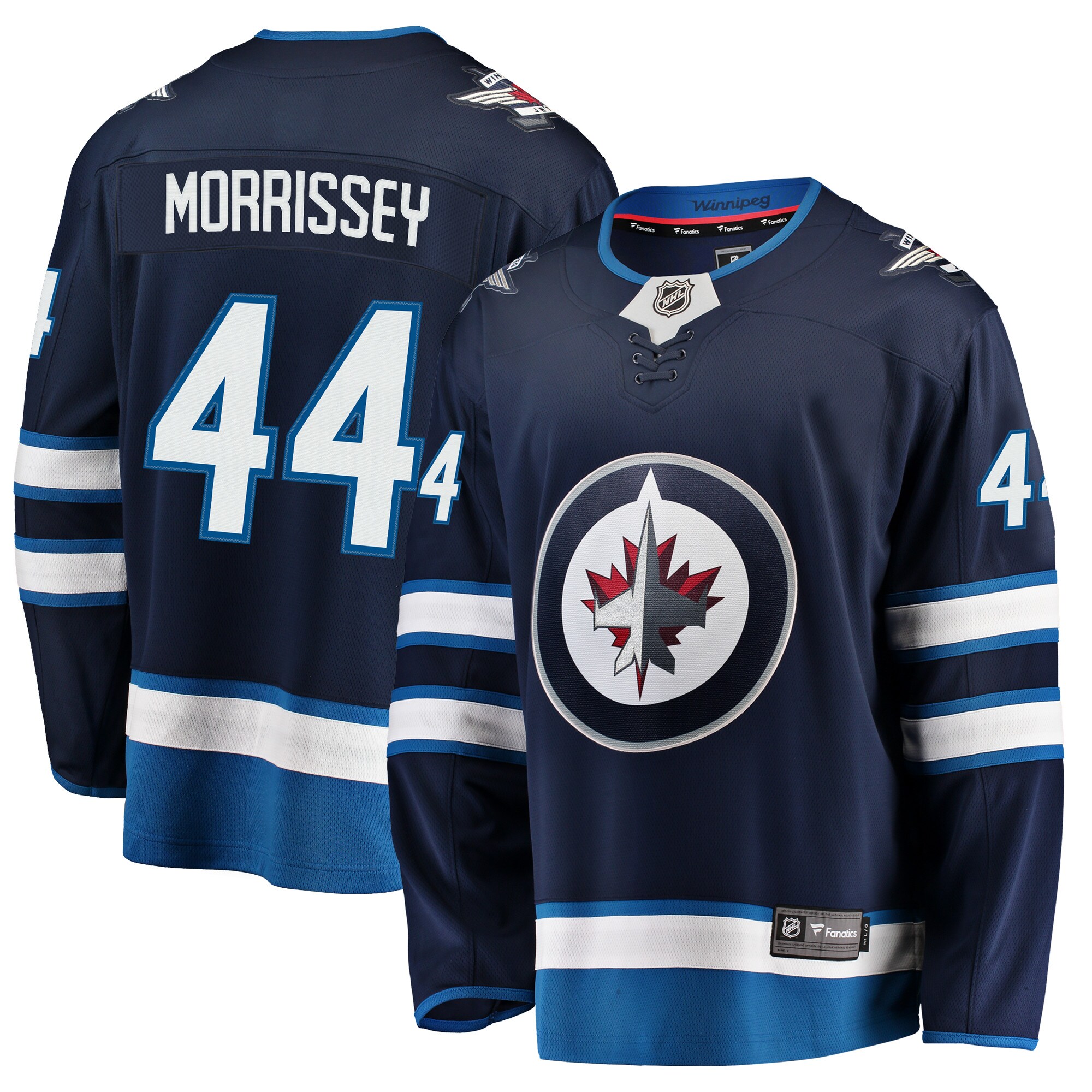 Josh Morrissey Winnipeg Jets Fanatics Breakaway Replica Jersey – Navy