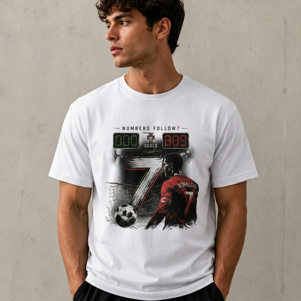 Cristiano Ronaldo Pure Cotton Unisex T-Shirt – Limited-Time Offer