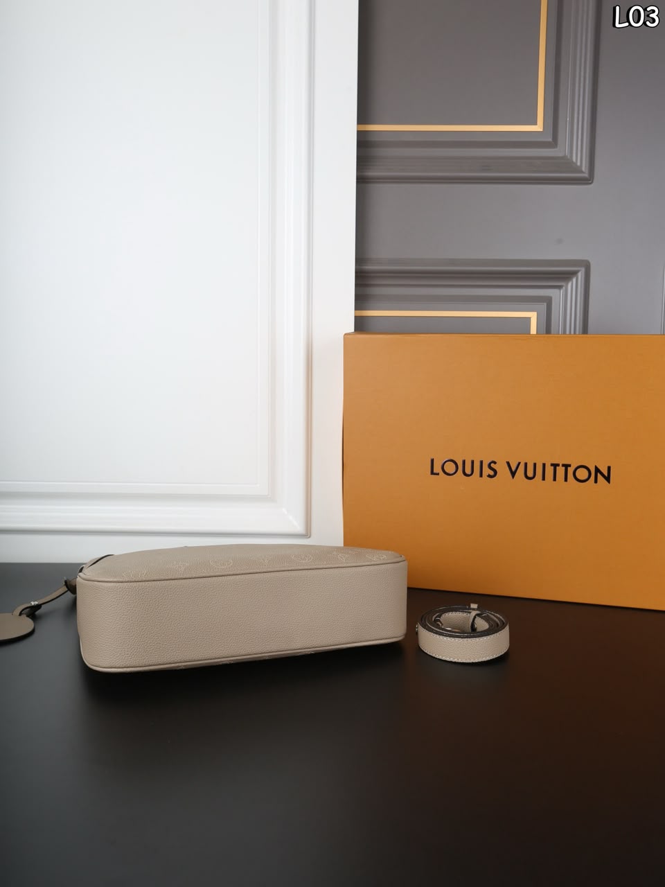 Louis Vuitton All Around PM Bag Galet Grey 25cm M27336