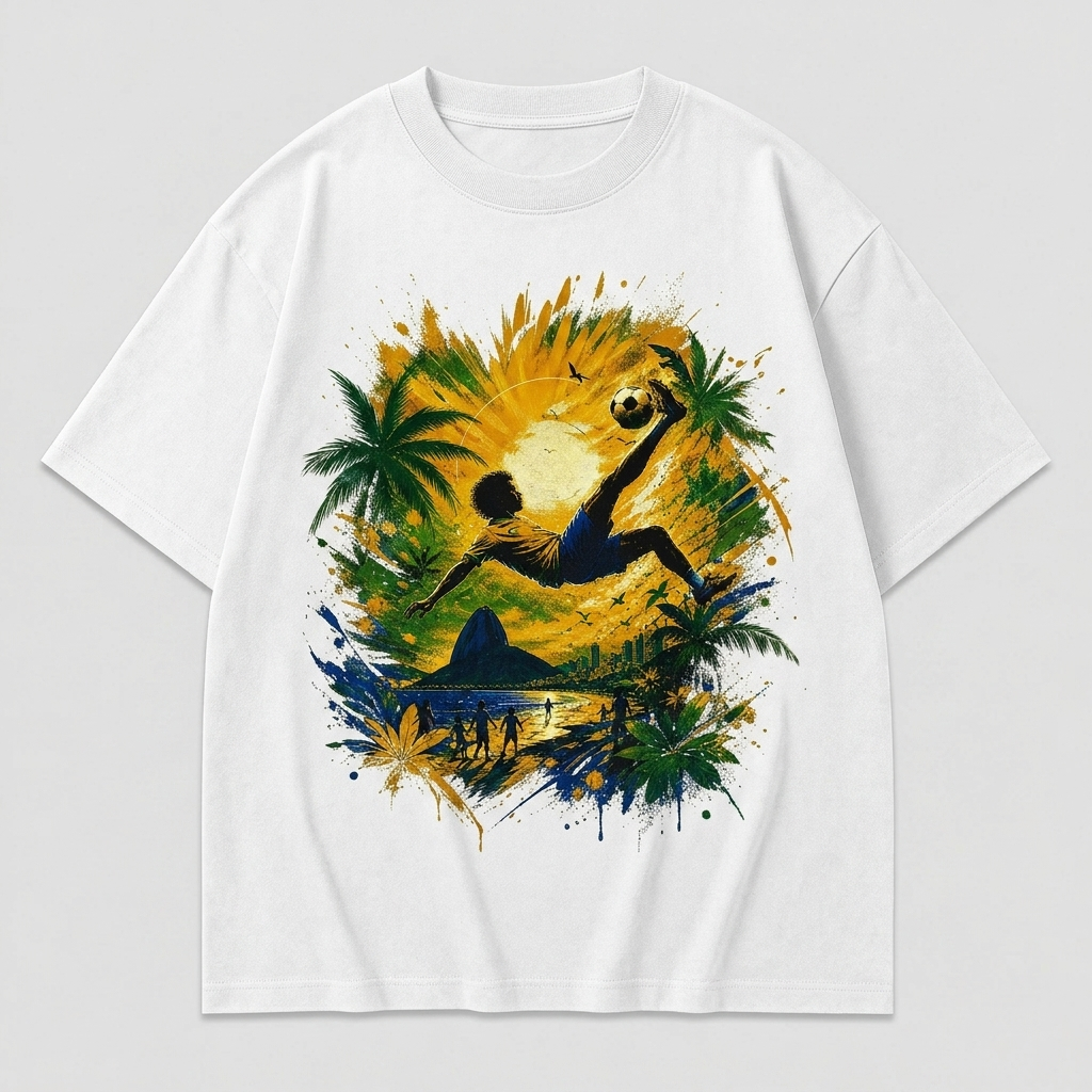 Unisex Loose Fit T-Shirt 100% Cotton Soft Comfortable Summer Casual Printed Top