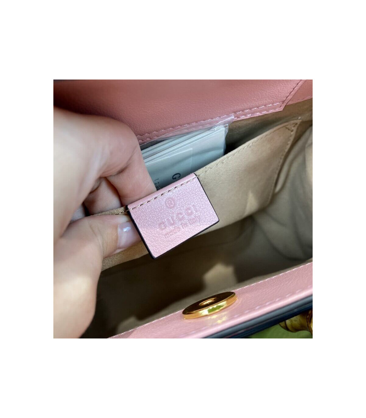 Gucci Diana Small Tote Bag Pink