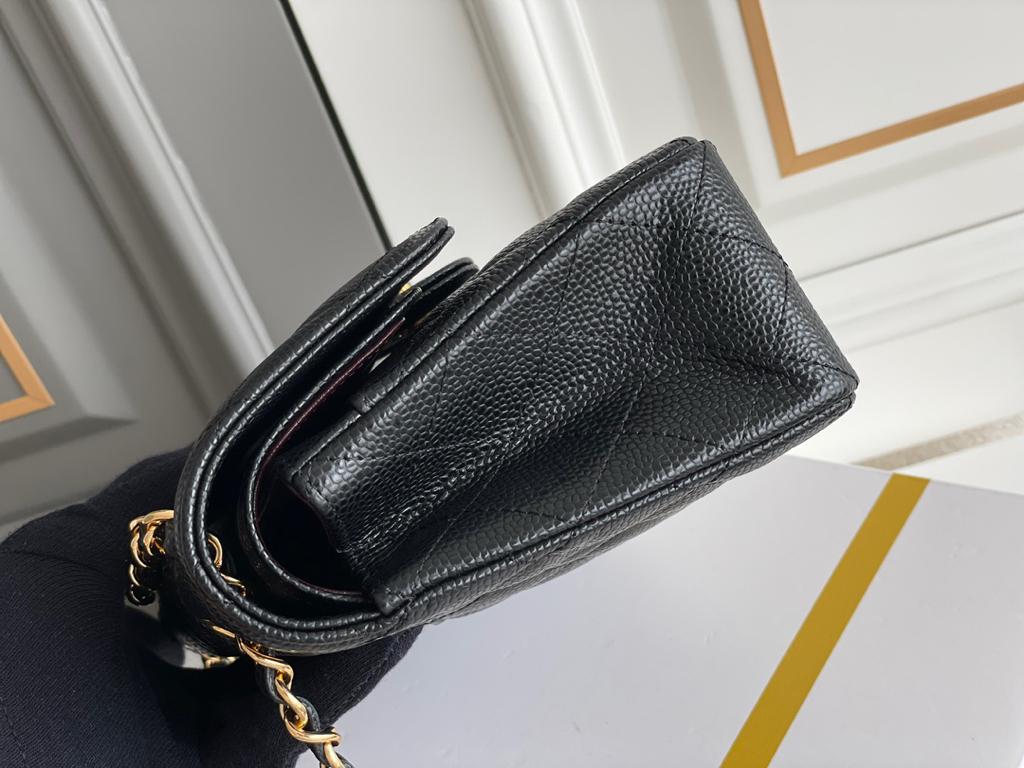 Chanel Caviar Small Double Flap Bag 23cm/ 9.1in