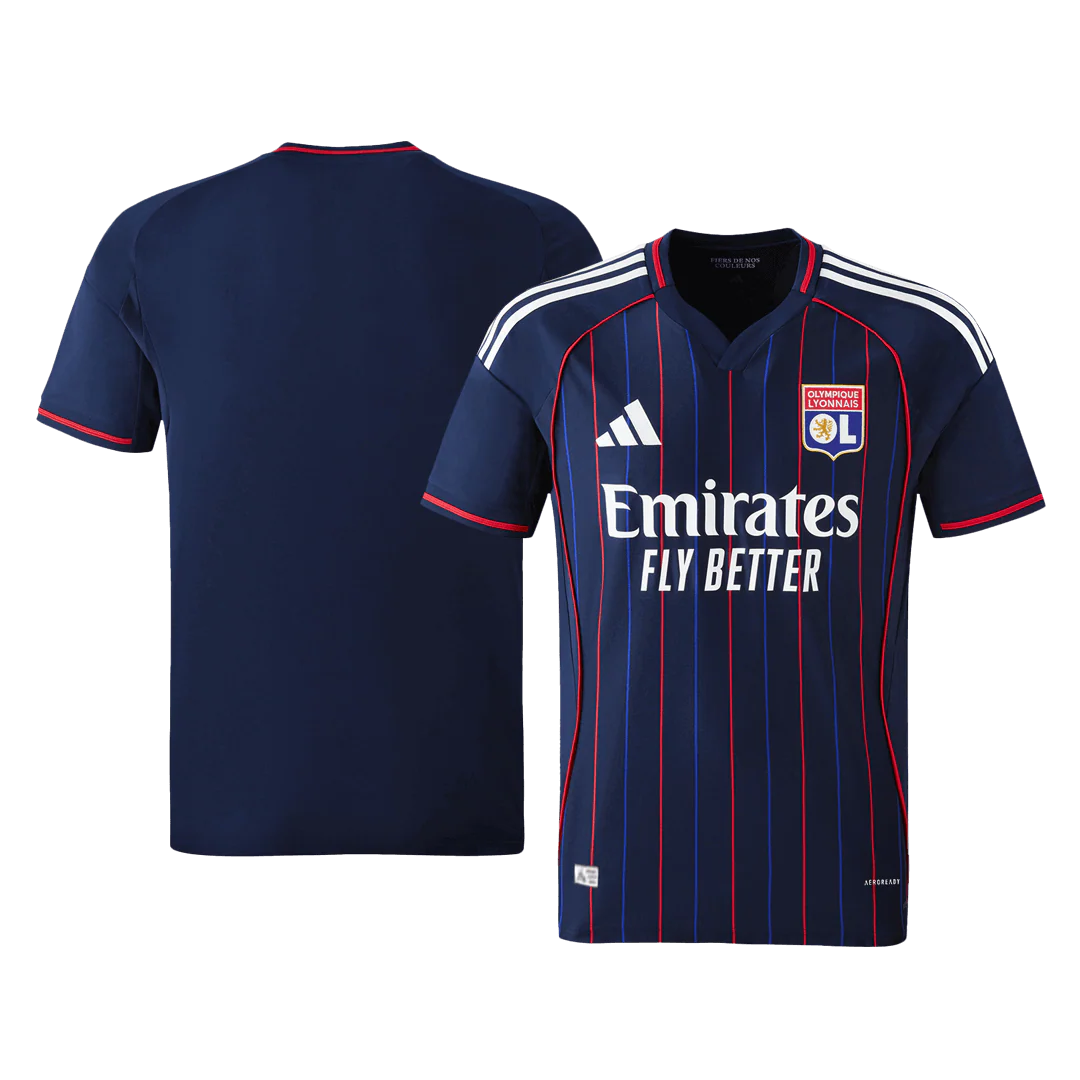 Olympique Lyonnais Away Player Version Soccer Jersey 2025/26