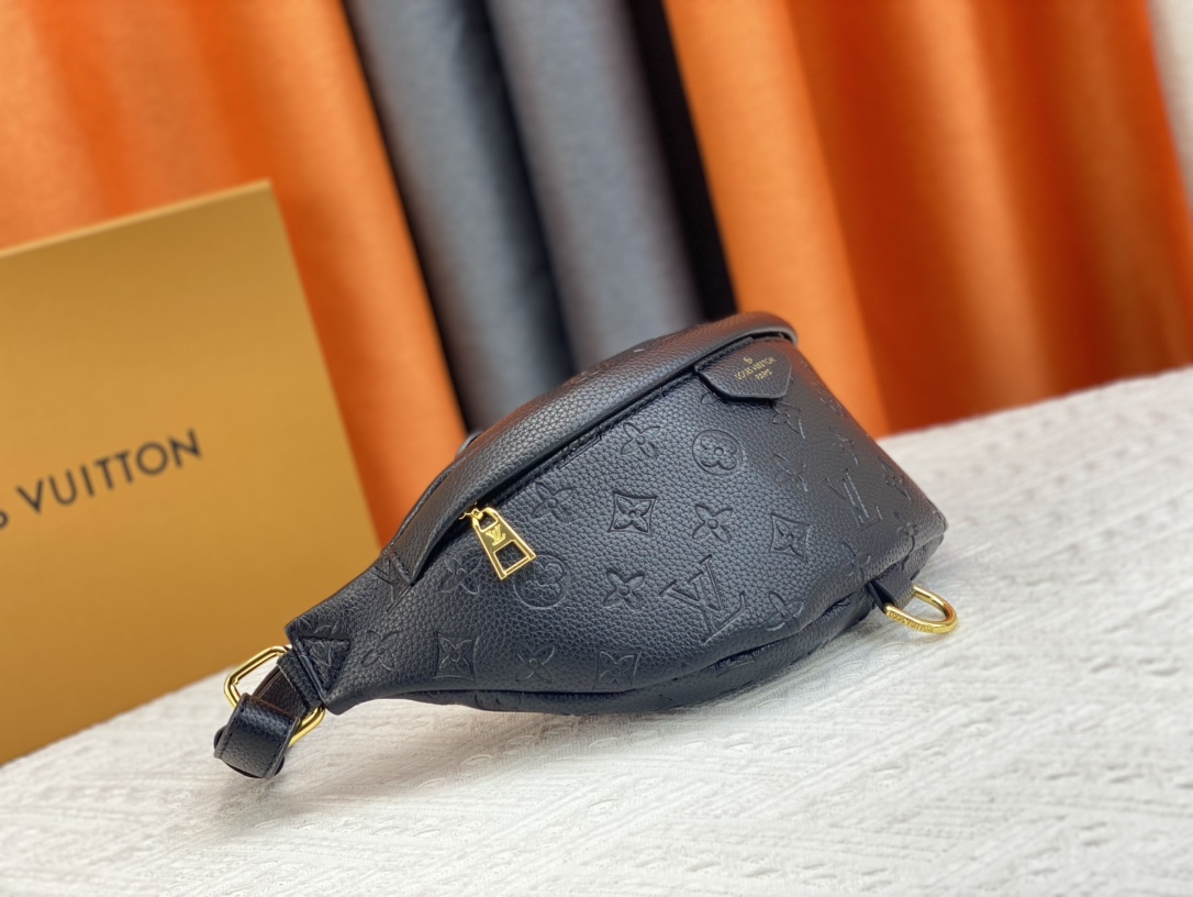 Louis Vuitton Monogram Empreinte Black Bumbag M44812