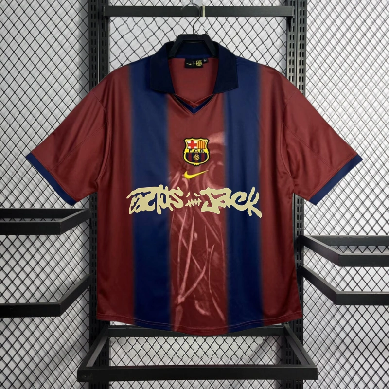 2024-25 BARCA Barcelona Travis Scott to feature on the Clásico jersey in conjunction with Spotify Football jersey